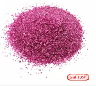 36 Grit Phun cát nhôm oxit hồng Iso 9001